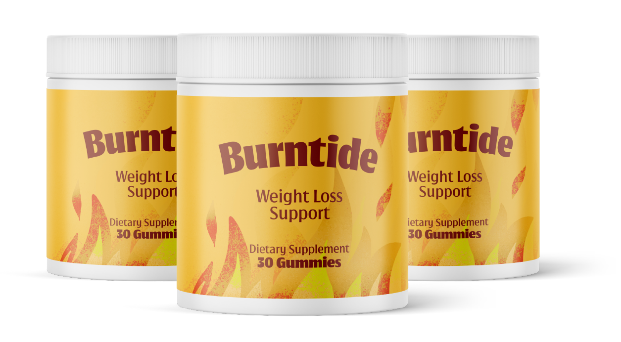 Burntide metabolism support gummies, three bottle package